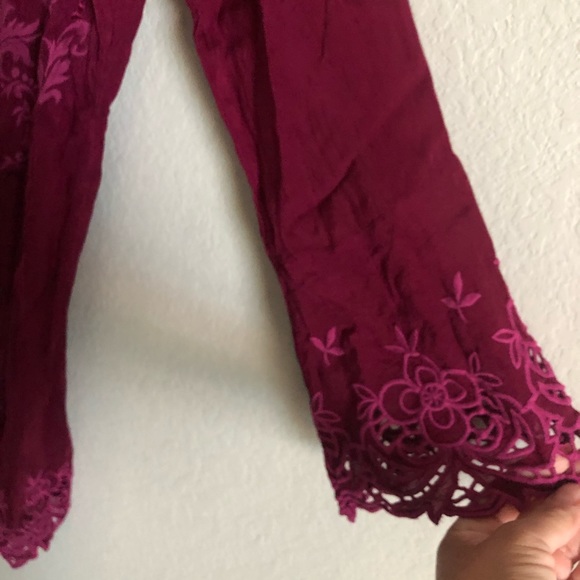 Johnny Was Long Sleeve Embroidered Dress - Picture 6 of 6